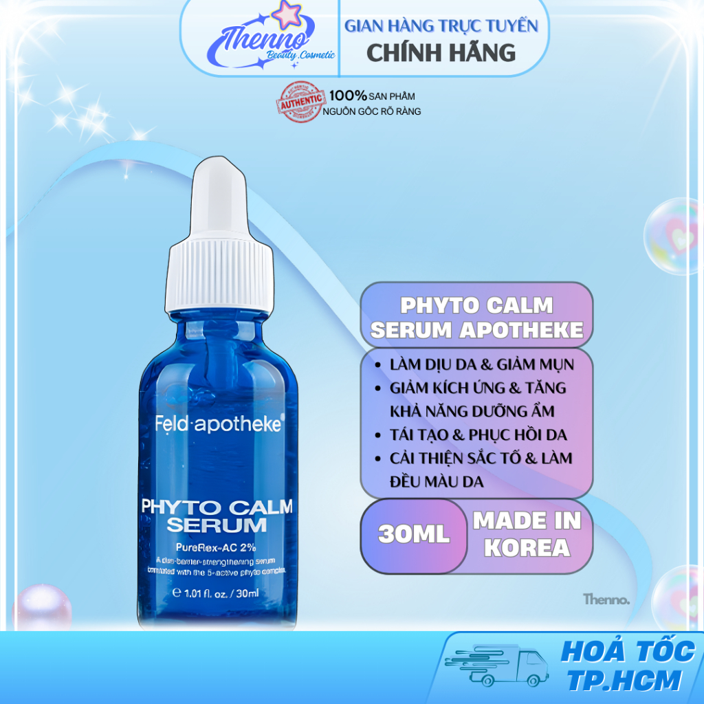 Tinh Chất Giảm Mụn, Mờ Thâm, Phục Hồi Da Mụn Feld Apotheke Phyto Calm Serum 30ml