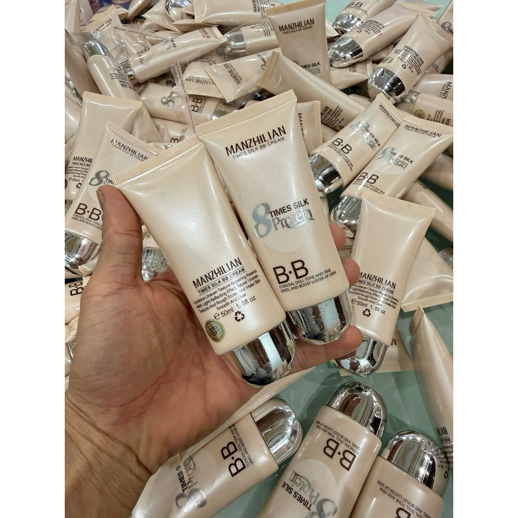 Kem nền trắng da tơ tằm BB cream 8 time silk protein 50g