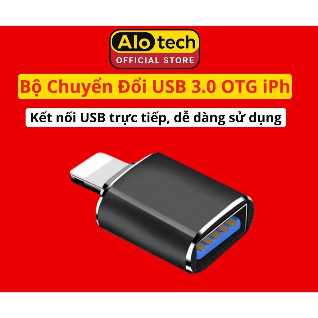 Bộ chuyển đổi USB 3.0 OTG thích hợp IOS 13 trên IPh 14 đến 6s iPad có thể đọc Ổ đĩa Flash USB