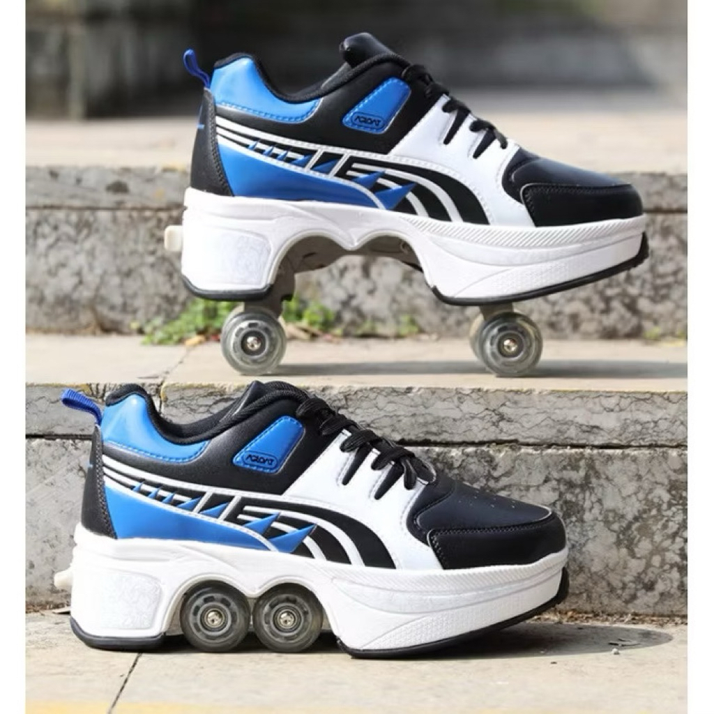 Giày patin 4 bánh gấp gọn