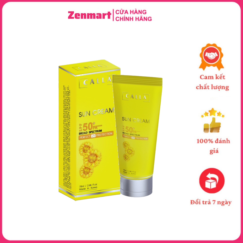 Kem chống nắng phổ rộng Calla Sun Cream SPF 50+ PA+++ 70ml