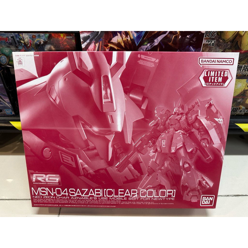 RG 1/144 MSN-04 Sazabi [Clear Color]