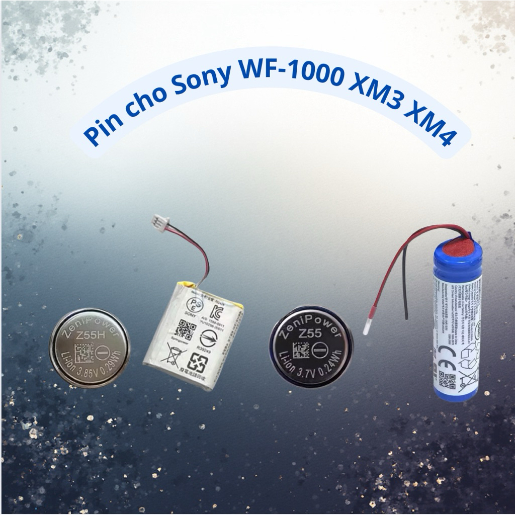 Pin 1254 Z55/Z55H - Pin thay thế cho Tai Nghe và dock Sony WF1000 XM3 XM4