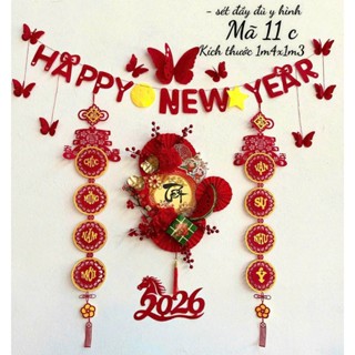  set câu đối trang trí tết 2026 trang trí nhà cửa OV 