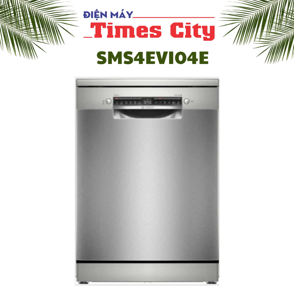 Máy rửa bát Bosch SMS4EVI04E Seri 4 có hé cửa xuất xứ Ba Lan