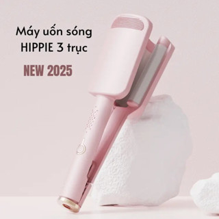  Máy Uốn Xoăn Sóng Hippie 3 Trục Máy Làm Tóc Xoăn Gợn Sóng Nước Dập Xoăn Lượn Sóng 2in1 Hàn Quốc Cao Cấp Mới 