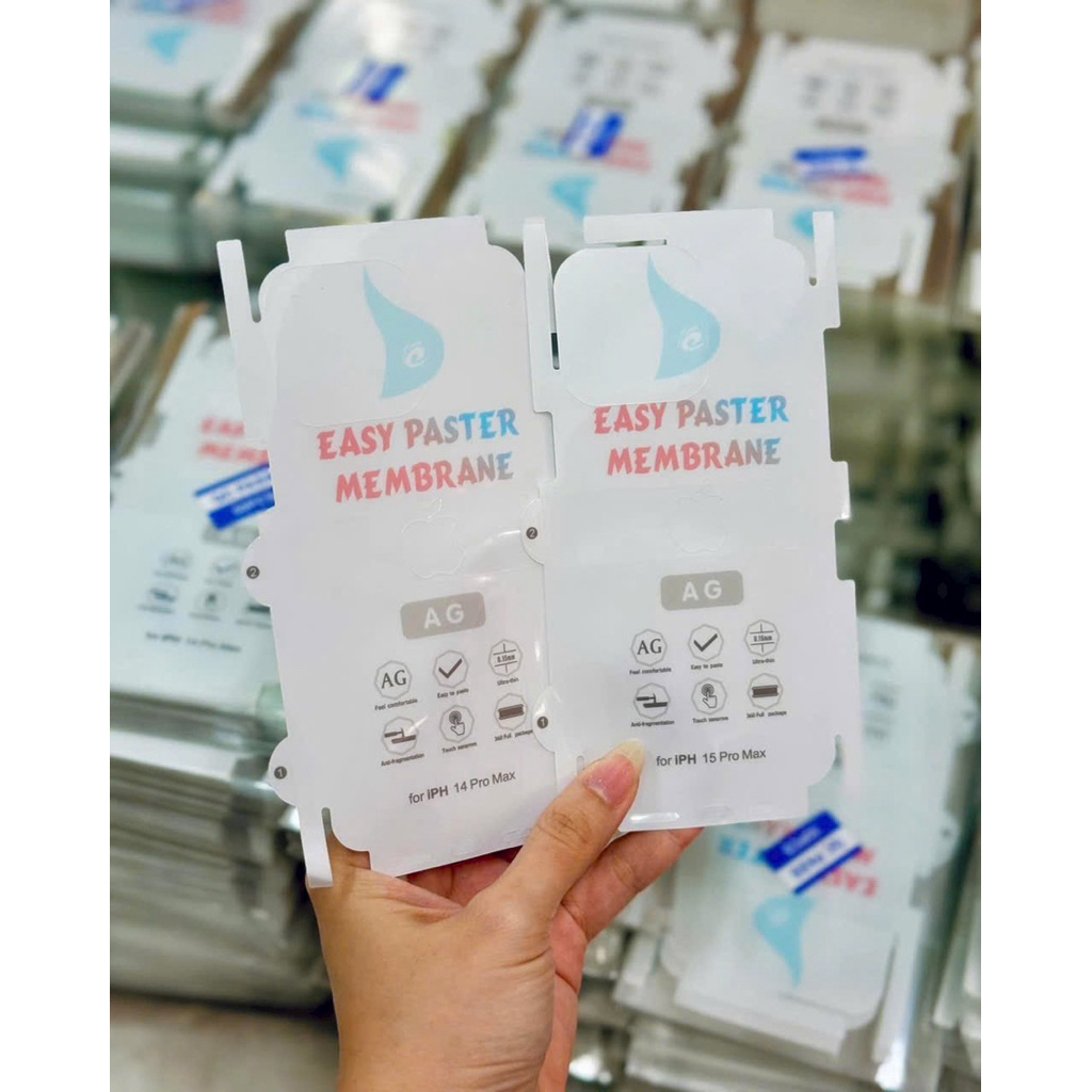 Miếng dán PPF mặt sau lấp lánh - tặng phụ kiện 17PRM/16PRM/15PRM/14PRM/13PRM/12PRM HUSA