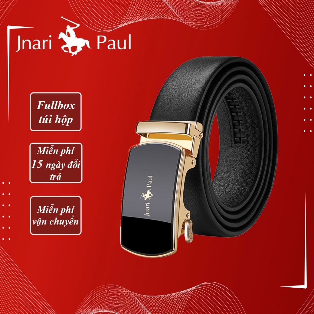 Thắt lưng nam cao cấp Jnari Paul, Dây nịt nam fullbox LEANO