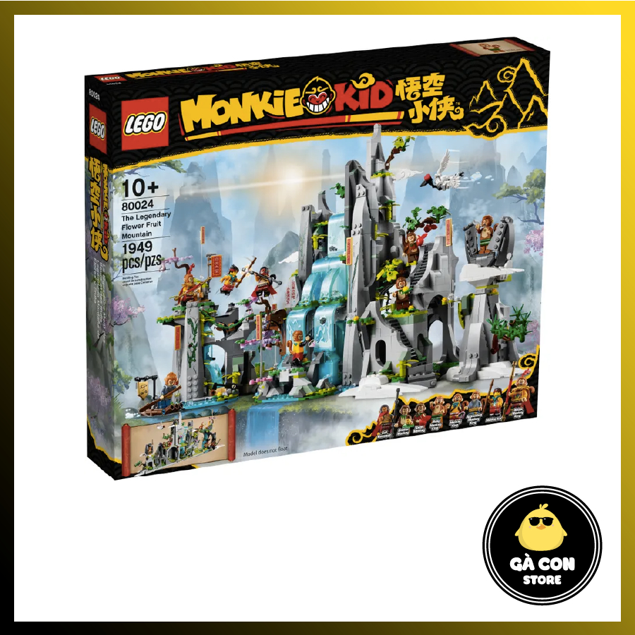 Đồ chơi lắp ráp Monkie Kid 80024 The Legendary Flower Fruit Mountain - Hoa Quả Sơn huyền thoại của T