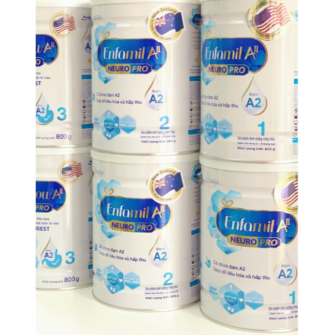 Sữa Bột Mead Johnson Enfamil A2 Neuropro Số 1/2 - Enfagrow A2 Neuropro full số