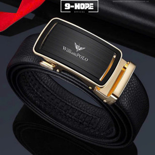  Thắt lưng nam WilliamPOLO da cao cấp khóa tự động Full hộp đựng thương hiệu Dabaraac TL86 