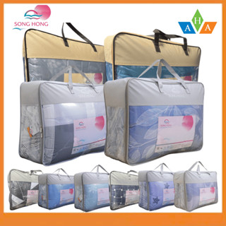  Chăn Bông Sông Hồng Cotton và Cool Fiber chính hãng 100% chăn đắp cho mùa đông đắp rất nhẹ và ấm có mã check hàng 