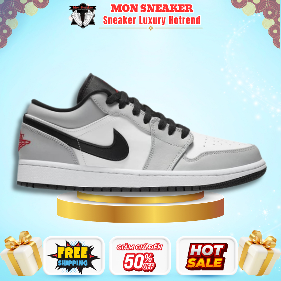 Giày Nike Jordan 1 Low Smoke Grey V2 Nam Nữ | Phong Cách Thời Trang