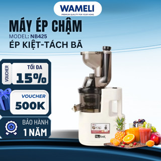 Máy ép chậm trái cây Nubel NB425 5l 500W ép kiệt ít bã giữ trọn dưỡng chất dễ vệ sinh