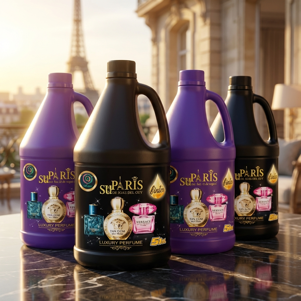 [Thùng 4 Can] Nước giặt PARIS 3,6L / 1 Can