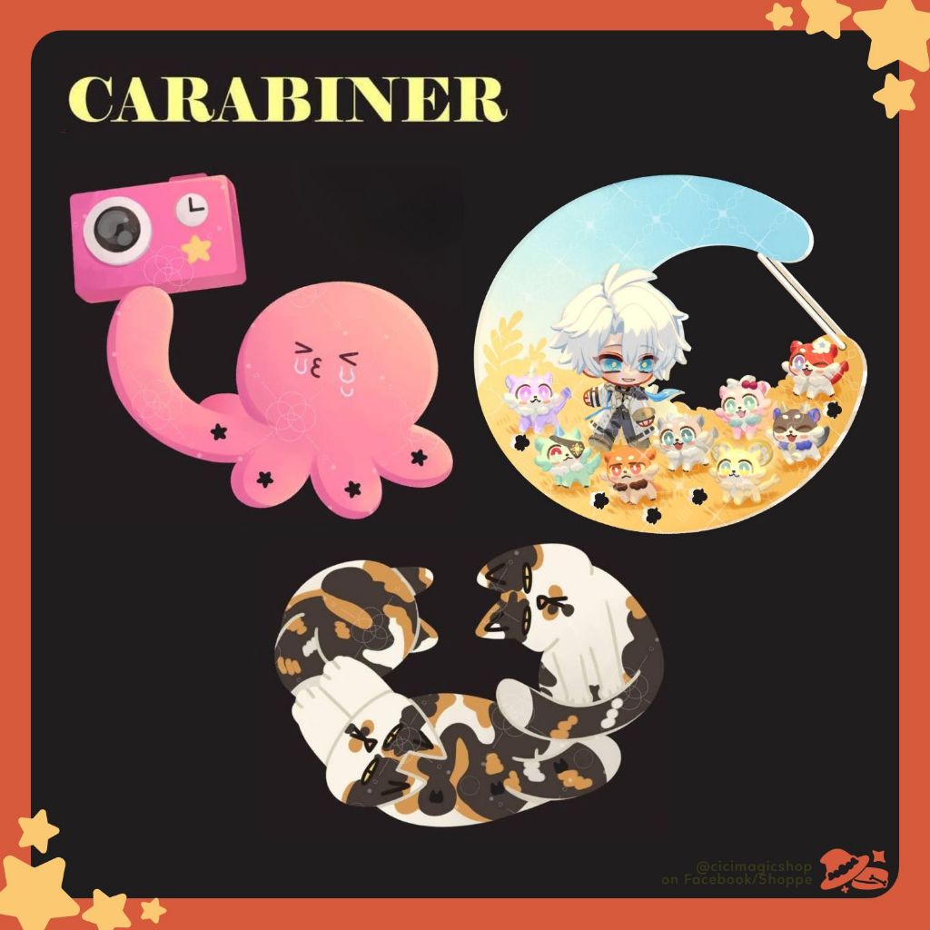 [SẴN] TAKOPI/HSR PHAINON/ORIGINAL Carabiner 8cm