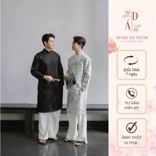  Áo Dài Nam Cách Tân Cao Cấp Vải Gấm Họa Tiết – Mặc Lễ Tết Sự Kiện Chụp Ảnh Nghệ Thuật 