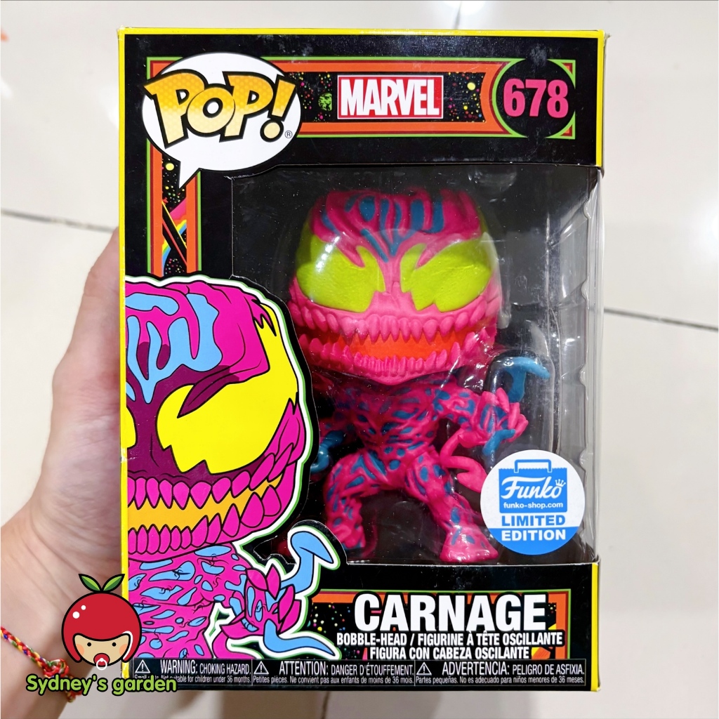 Mô hình Funko Pop MARVEL - CARNAGE (FUNKO SHOP) (DAMAGED)