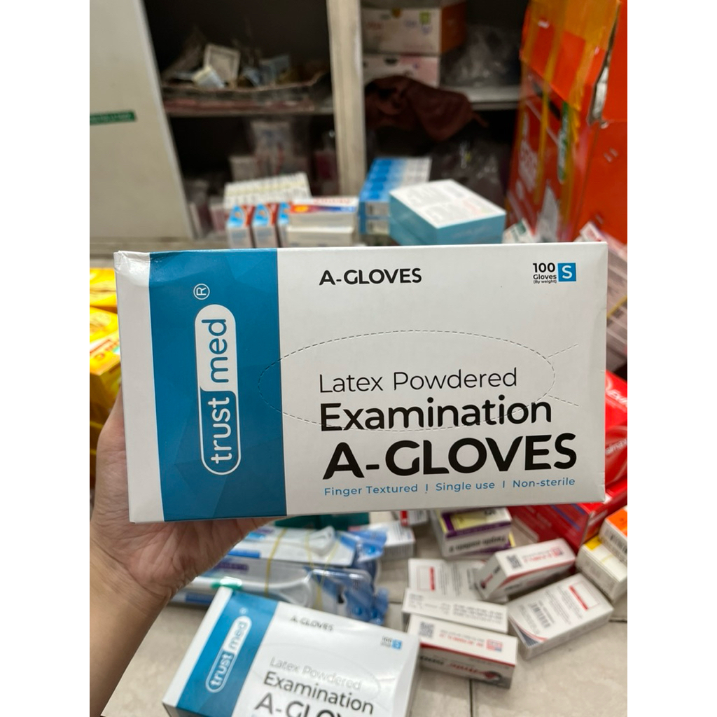 [CHÍNH HÃNG] Găng tay latex examination gloves (Hộp 100c) HHANH PHARMA