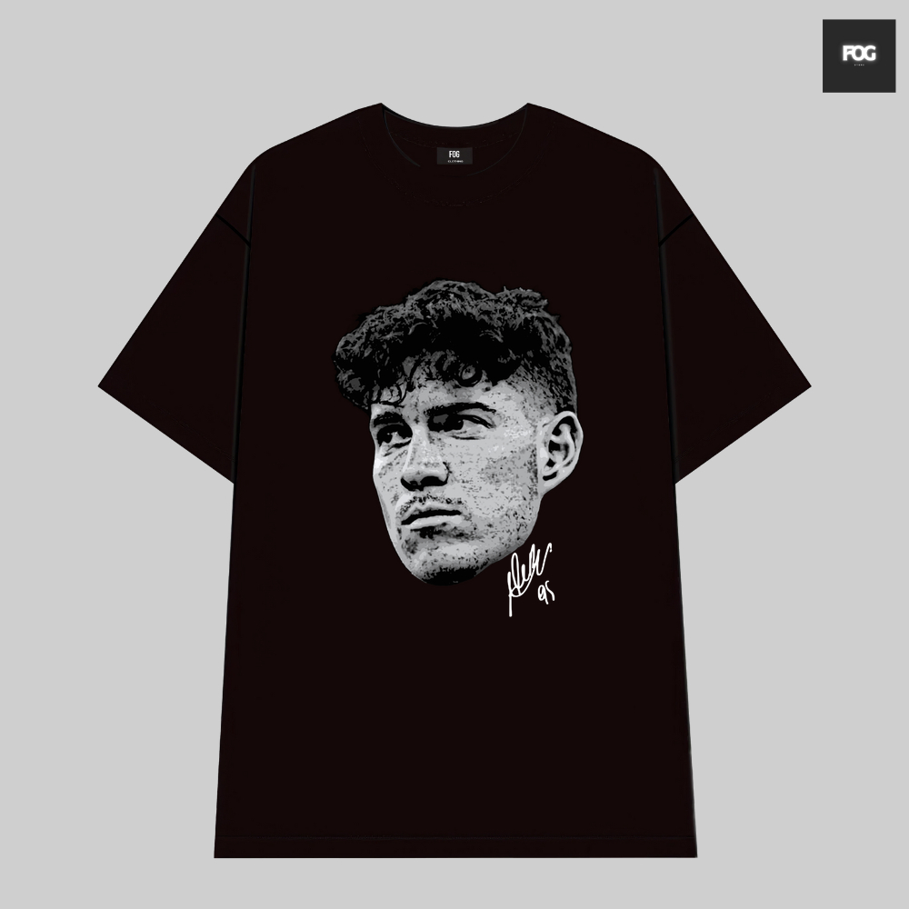 Áo Thun Bóng Đá Alessandro Bastoni Local Brand Tee Cotton 100% Oversize Nam Nữ, Hình In Sắc Nét, Chấ