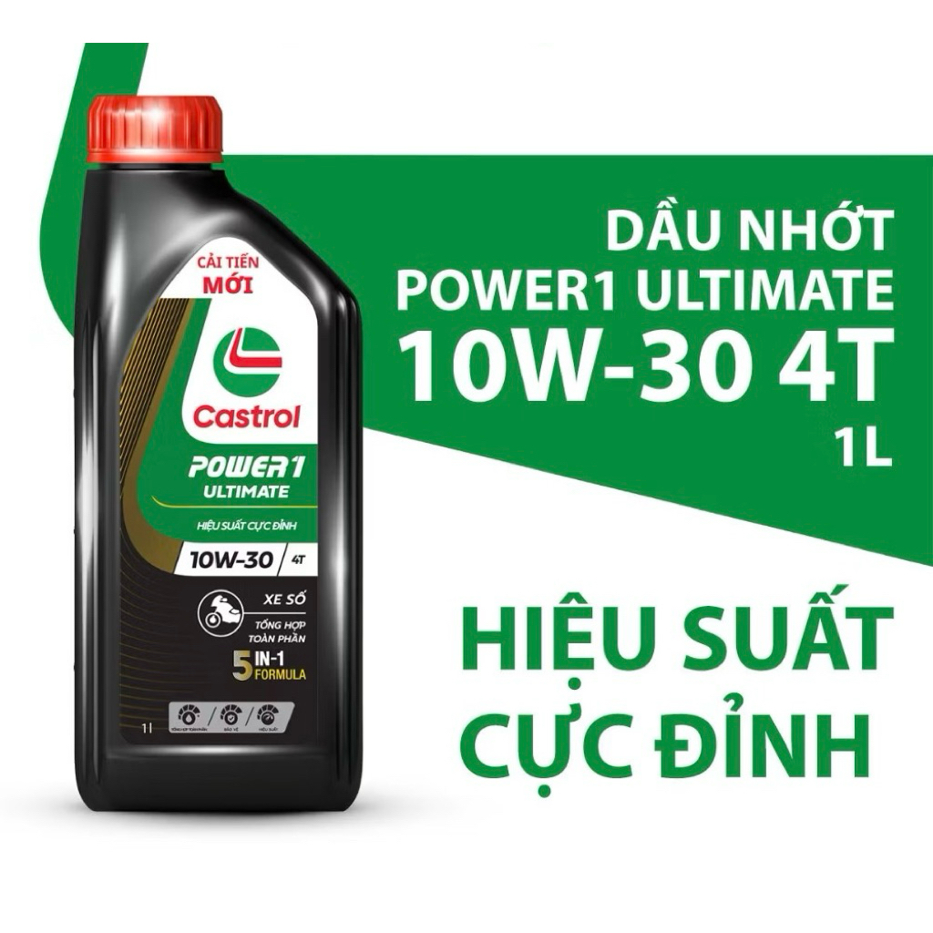Dầu nhớt xe số Castrol POWER1 ULTIMATE 10W-30 4T (1L)