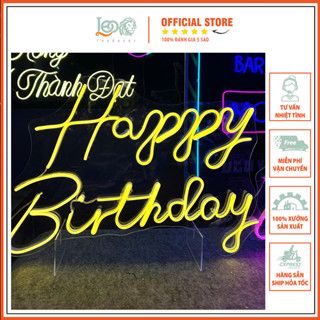  Đèn Led Neon Happy birthday {Hỏa tốc} đèn sinh nhật giá rẻ 