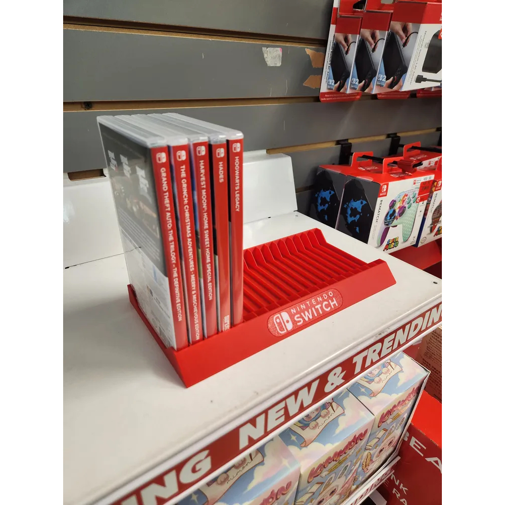 Kệ/ Khay để băng game nintendo switch mẫu mới để được 20 game