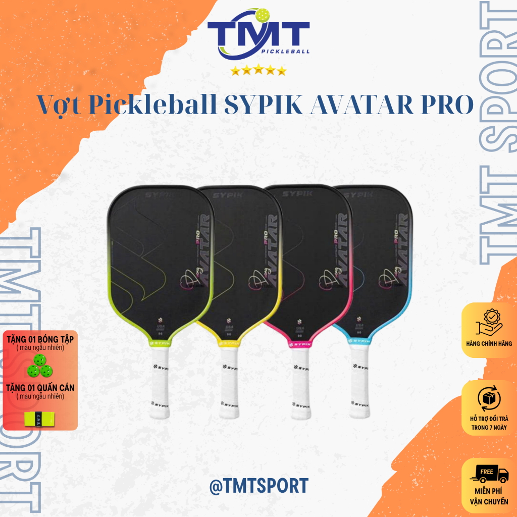Vợt Sypik Avatar Ultimate Pro 16mm, Cán Dài Linh hoạt, Độ Nhám Cực Cao, Bền Bỉ...
