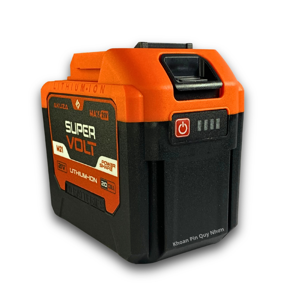 Pin 20 cell AKUZA chân pin phổ thông dùng máy betong không ngắt tải