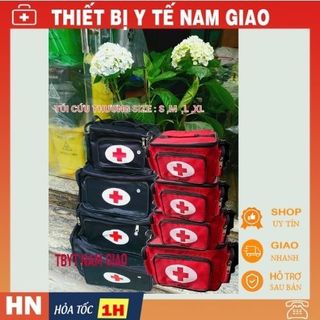 Túi Cứu Thương - Túi Y Tế (Chuẩn Bộ Y Tế) - 2 Màu Đỏ và Màu Đen