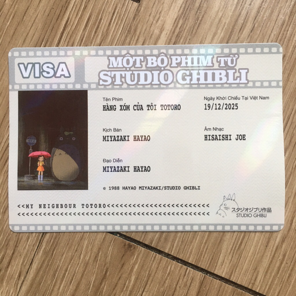 Sưu tầm Passport và Visa phim Ghibli Totoro