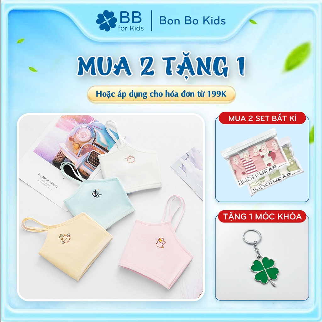 (AL04) Áo lá học sinh cấp 2, áo lót học sinh cấp 2, Áo Lá không mút dây nhỏ, Cotton kháng khuẩn