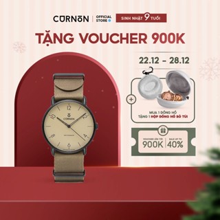  Đồng Hồ Nam nữ Curnon Whitesands Wander Dây Vải Nato Chính Hãng - Thiết Kế Năng Động Thời Trang 