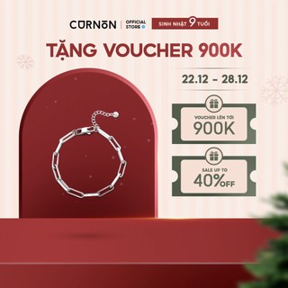  Vòng Tay Nam Curnon Henric - Bộ Sưu Tập Links - Trang Sức Vòng Xích Phong Cách Mạnh Mẽ Màu Bạc - Chất Liệu Thép Không Gỉ 