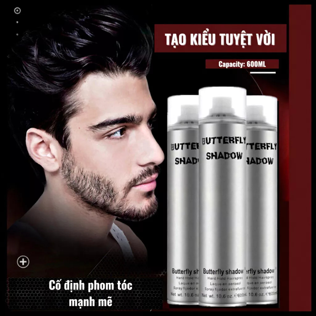 Waxshop - Men's Grooming Store-  Gôm xịt tóc nam, nữ Butterfly Shadow giữ nếp tóc