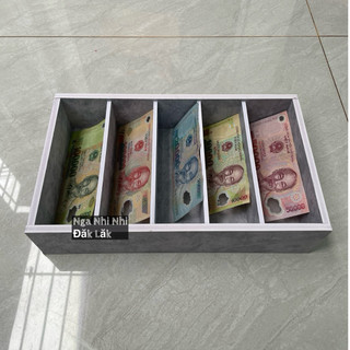 Khay đựng tiền đứng 5 ngăn 30cm x 18cm