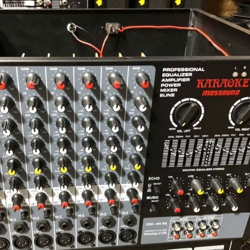 Amply + Mixer Pro-684 EQ. 24 Sò