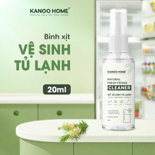  Xịt vệ sinh tủ lạnh đa năng Kanoo Home 20ml - làm sạch khử mùi thảo mộc nhẹ nhàng an toàn cho mọi loại tủ lạnh 