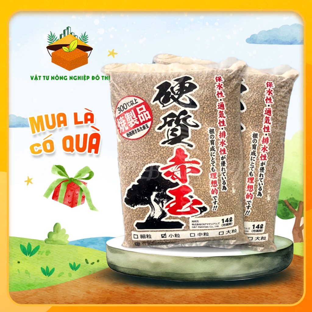 Bao 15Kg - Đất Akadama,phân nền Akadama (Bonsai,xương rồng)-Size 3-6mm | Độc quyền Family Garden