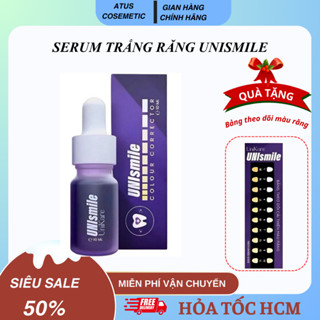  Serum Trắng Răng UniSmile 10ml | Hỗ Trợ Cải Thiện Ố Vàng Mảng Bám Hôi Miệng Trắng Răng chính hãng 