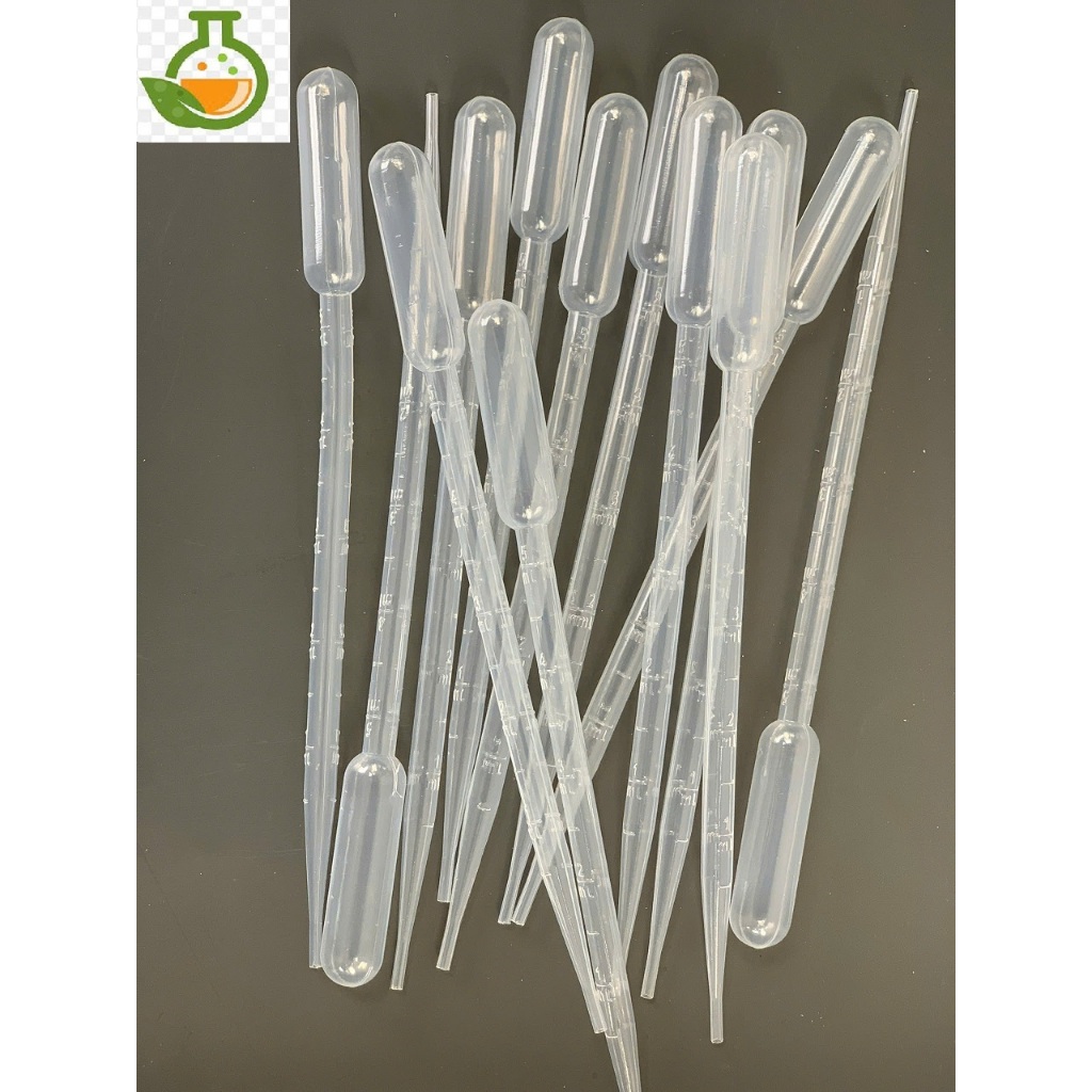 Combo 10 ống Pipet nhựa nhỏ giọt, có chia vạch 1ml, 2ml , 3ml , 10ml