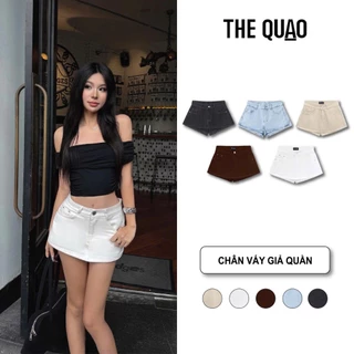 THE QUẠO - Quần giả Váy Nữ Lưng Thấp Mini Skort  Basic Nhiều mẫu S1410_723