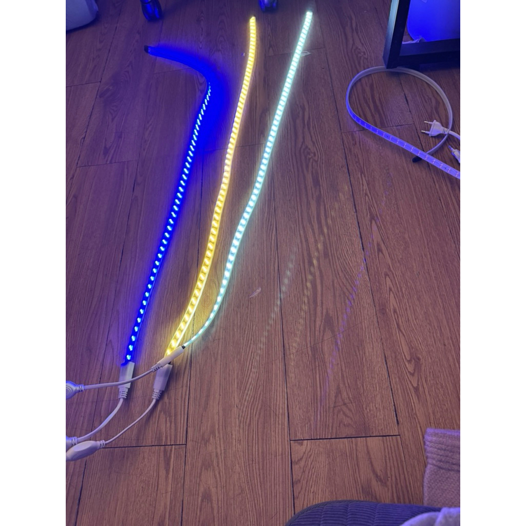 set 5m, 10m Dây led 3h hắt trần thạch cao ánh sáng trắng, vàng kèm nguồn