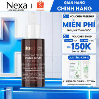  Serum Kẽm Ekseption Hyaluronic ZnPCA Mixlab Giảm Mụn Kiểm Soát Dầu Nhờn 75ml 