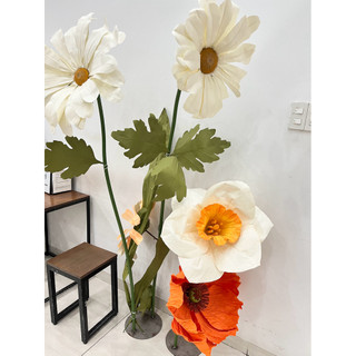 KẼM GIẤY Thái SỐ 18- bó 50 cây dài 60cm - thường dùng làm cánh hoa voan khổng lồ