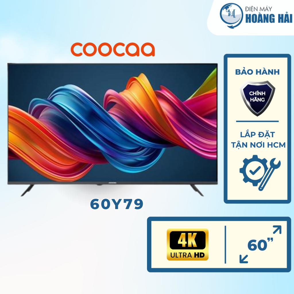 60Y79 | Google Tivi Coocaa 4K 60 inch 60Y79 - Hàng chính hãng