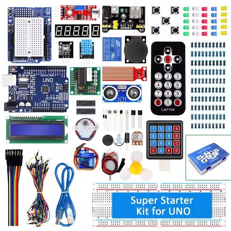Arduino UNO R3 Super Starter Kit – Bộ học tập Arduino nâng cao
