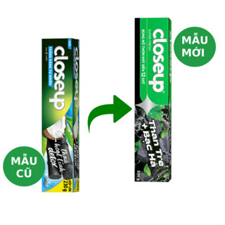   HSD: 2027  Kem đánh răng Closeup than tre & bạc hà 230g 