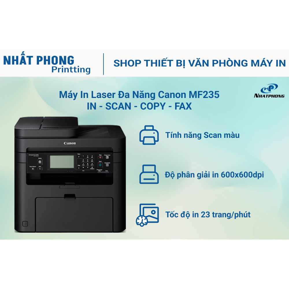 Máy in laser đa năng Canon MF235
