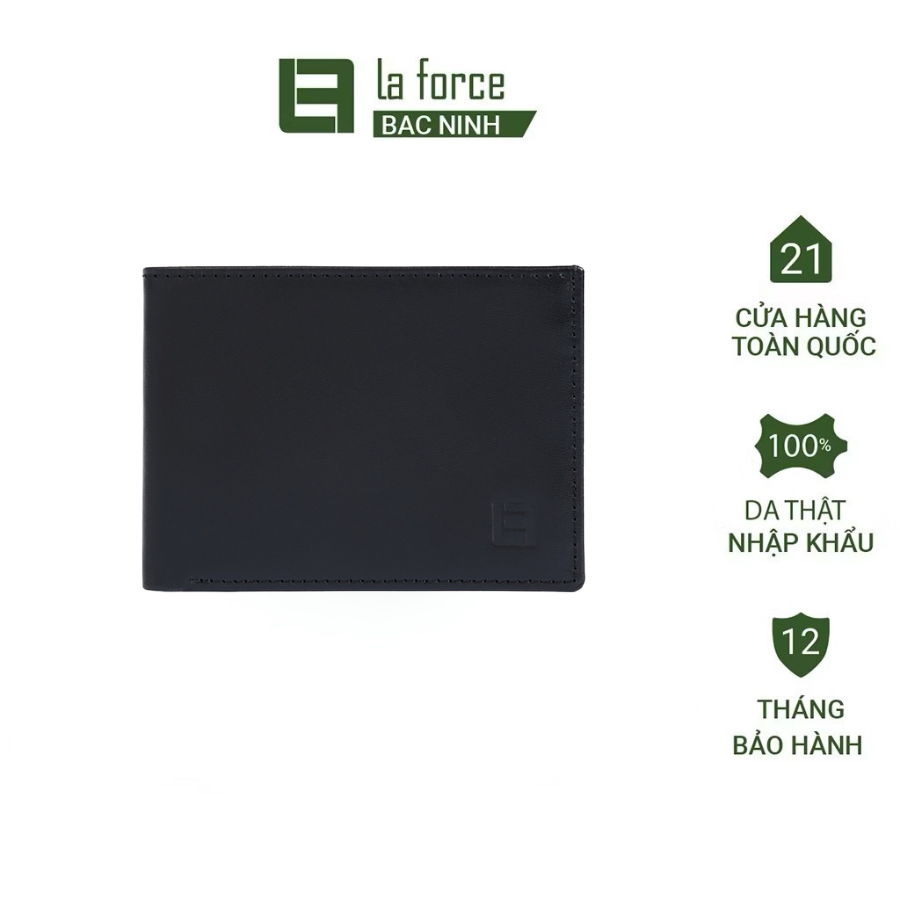 Ví da nam LAFORCE VLAN-33D dáng ngang da bò cao cấp CHÍNH HÃNG